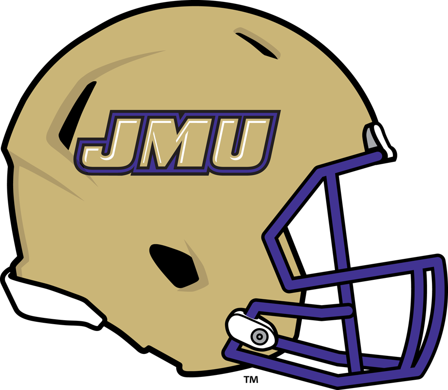 James Madison Dukes 2013-2016 Helmet Logo iron on transfers for T-shirts